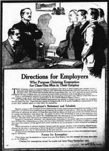 Poster for employers on exemption