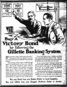 Ad for Gillette Banking System