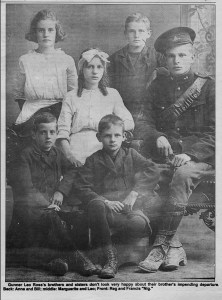 Gunner Leo Ross & siblings1