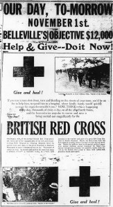 Poster for British Red Cross