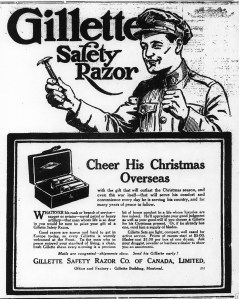 Ad for Gillette Safety Razor
