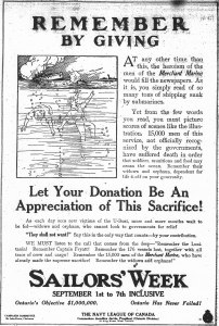 Poster for Sailors' Week