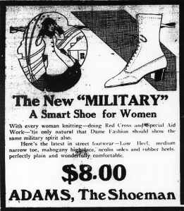 Ad for Adams, the Shoeman