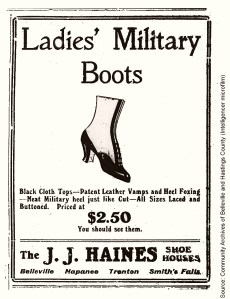 Ladies Military Boots advertisement
