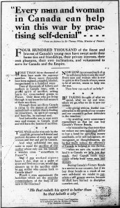 Ad for Canada Victory Bonds