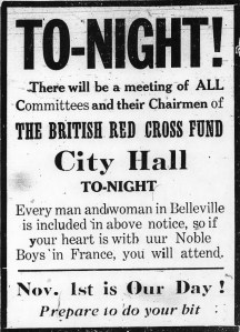 Poster for British Red Cross Fund