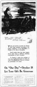 Poster for British Red Cross